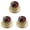 Gold knob - 01, variant on LOOKSEVEN 3Pcs Guitar Reflector Knobs For Les Paul SG - 3 Base Colors 10 Red Top Options-Gold knob - 01