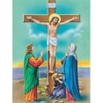 thumbnail image 1 of Jesus on the Cross Crucifixion Flag Garden Size, 1 of 1