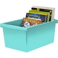 thumbnail image 4 of Storex Medium Classroom Storage Bin, Teal, 4 of 4