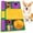 Yellow Purple Green, variant on Vivifying Snuffle Mat for Dogs, Interactive Dog Puzzle Toy for Boredom and Mental Stimulation, Enrichment Feeding Game Sniff Mat Helps Slow Eating and Keep Busy