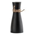 thumbnail image 2 of Jarrones de flores de cerámica, jarrón Floral decorativo con cuerda de cáñamo, de decoración para , arreglos de decoración de de - Negro Soledad Florero de cerámica moderno, 2 of 6