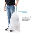 thumbnail image 5 of Home Zone Living Code 30R Drawstring Kitchen Trash Bags Custom Fit for 8 Gallon Recycling Bins, 30-Count, 5 of 7