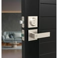 thumbnail image 2 of Mega Handles | Robell Entry Lever and Deadbolt Combo | Satin Nickel, 2 of 3