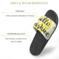 thumbnail image 3 of GZHJMY Stylish Slides for Women Men, Hello Sunshine Soft Flexible Slip-on Sandals Slippers, 3 of 7