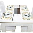 thumbnail image 4 of Frames Flowers Butterflies Plants 12×18 inch Placemats Heat Resistant Washable Foldable Rectangular Placemats Set Decoration Indoor Outdoor for Kitchen Dining Table 6PCs, 4 of 8