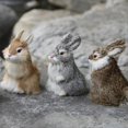 thumbnail image 5 of Modelo Realista de Piel Sintética de Conejo, Figura de Animal Realista para Decoración del Hogar, Regalos y Manualidades, Piel de Conejo Gris Suave Al Tacto., 5 of 5