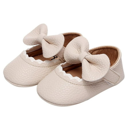 

Qufokar Zapatos Para Bebes Girls Size 10 Shoes Girls Single Shoes Ruffles Bowknot First Walkers Shoes Toddler Sandals Princess Shoes