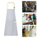 thumbnail image 1 of Delantal de algodón de lino con bolsillo - bata sin mangas de PVC para cocina, trabajo y barbacoa, atadura ajustable en la espalda, 72x65cm (2 packs), 1 of 2
