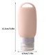 thumbnail image 5 of 1 Uds botellas de cosméticos de viaje Gel de sílice Mini contenedor vacío Gel de ducha para el cuidado de la piel tarros de champú Almacenamiento y organización del hogar Rosa claro 60ml Toystoory HA002266-07, 5 of 6