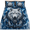 Fold Hem 55x60, variant on Lotusprint LLC 2D Print Personalized White Wolf Dreamcatcher Quilt Bedding Set 55x60, Fantasy Animal Bedroom Decor Gift