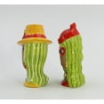 thumbnail image 5 of Ceramic African American Ladies Salt and Pepper Shakers Yellow Red, 5 of 5