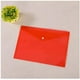 thumbnail image 3 of FloreceBien Sobre 12 Piezas Sobres para Documentos con Botón a Presión Carpeta para Documentos Transparente de Calidad para Tamaño A4,Rojo, 3 of 4