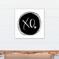 thumbnail image 4 of Creative Products XO Black and White 20x20 Canvas Wall Art, 4 of 5