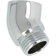 thumbnail image 2 of G1/2 Shower Elbow Adapter Shower Arm Extension Chrome Finish Silver Rustproof Copper Pipe Fitting Durable Coupling, 130 Degree, 2 of 7