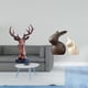 thumbnail image 2 of Figura Decorativa De Cabeza De Ciervo, Estatua Artesanal De Animal, Decoración Del Hogar, Resina, Para Mesita De Noche, Escritorio, Cerámica, Porcelana, Conejito, Soporte De TV, Decoraciones, 2 of 8