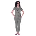 thumbnail image 1 of Moomaya Nightwear Set Watermelon Embroidery Slimfit Pyjamas Sleepwear 2 Pcs Set, 1 of 6