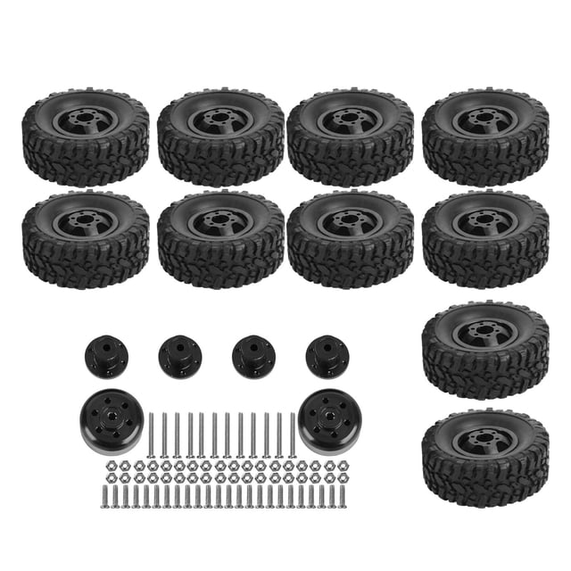 Neumáticos de goma RC NikouMX 6WD Ruedas de aluminio