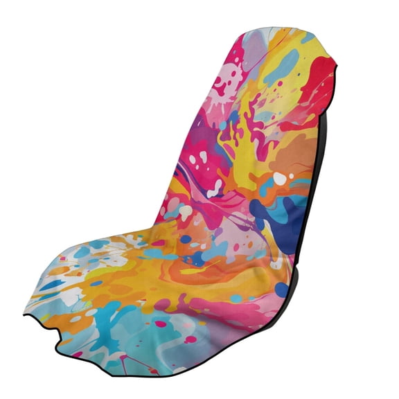 XYZCANDO Abstract Swirl Washable Car Seat Cover Towel for Swimming Workout Gym, Breathable Sweatproof Car Seats Cover