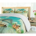 thumbnail image 5 of Ambesonne Australia Duvet Cover Set, Cityscape Sydney, 2-Calking, Cream and Multicolor, 5 of 7