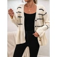 thumbnail image 5 of Women'S Cardigan Sweater 2025 Summer Fashion Oversized Sweater Knitted Work Jacket Set  M, 5 of 8