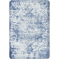 thumbnail image 2 of Unique Loom Comfort Mat Collection - Sofia (2' x 3' Rectangle Blue/Ivory), 2 of 5