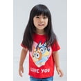 thumbnail image 3 of Camiseta Bluey Bingo Toddler Boys roja 5T 100% algodón, 3 of 4