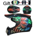 thumbnail image 1 of Enviar 3 Piezas De Regalo Casco De Motocicleta Casco Todoterreno Para Niños Bicicleta Downhill AM DH Casco Cruzado Capacete Casco De Motocross, 1 of 4