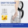 thumbnail image 7 of RAINBEAN 1.8L Electric Kettle Water Boiler, Electric Tea Kettle with LED Light, Auto Shut-Off & Boil Dry Protection, Glass Black, 7 of 7