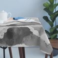 thumbnail image 4 of Gray Waves Coastal Table Cloth Waterproof Tablecloths, Grey Ombre Summer Beach Oceans Tablecloth Dining Table Cover for Kitchen Party Tabletop Outdoor, Rectangle Tablecloth 54x108 Inch, 4 of 9