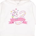 thumbnail image 3 of Inktastic I'm Three Cute Unicorn 3rd Birthday Toddler Hoodie, 3 of 4