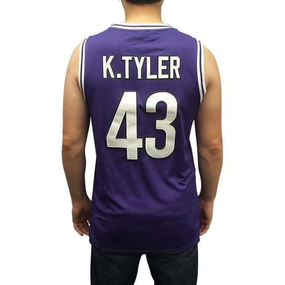 Kenny Tyler #43 Huskies Purple Basketball Jersey - Mens XL