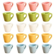 60 Pcs Espresso Cup Drinking Glasses Mini Tea Cups Miniature Cups Miniature Water Cup Simulation Cup Toy Room Resin