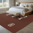 thumbnail image 4 of 6'x9' Area Rugs, Japanese Fish Indoor Outdoor Area Rug for Living Room Bedroom, Abstract Cartoon Brown Washable Bathroom Rugs Kitchen Floor Carpet Mats Home Decor Aesthetic, 4 of 8