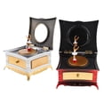 thumbnail image 1 of Caja De Joyería De La Música 2pcs Con Del Almacenamiento De La Joyería Del Cajón Con De Baile Baoblaze Caja de almacenamiento de joyas, 1 of 8