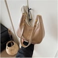 thumbnail image 2 of Small Hobo Bags for Women Retro Crescent Shoulder Purse Fall Soft Crossbody Handbag 2025, 2 of 10