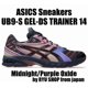 thumbnail image 1 of ASICS Sneakers UB9-S GEL-DS TRAINER 14 1203A606.400 Midnight / Purple Oxide, 1 of 6
