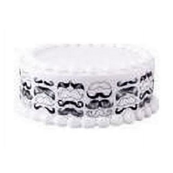 Moustache Edible Photo Image Cake Border Decoration