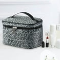 thumbnail image 2 of VALSEEL Makeup Bag New Makeup Bag Large Capacity Portable Fashion Cute Women's Wash Bag Carrying Travel Bag Storage Bag Travel Bag Organization and Storage, 2 of 4