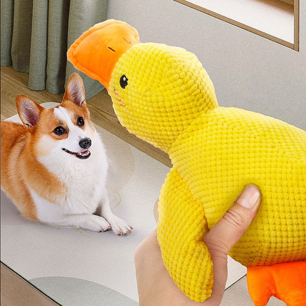 Interactive Plush Dog Toy Shape Doll For Aggressive Chewers Plush For Training And Play