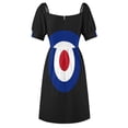 thumbnail image 6 of Mod roundel classic t shirt Sleeveless Dress Dress woman african dresses for woman Women's skirt women party dresses, 6 of 7