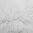thumbnail image 7 of Set of 2 White Decorative Fluffy Pillow Covers New Luxury Series Merino Style Faux Fur Throw Pillow Covers Square Fuzzy Cushion Case 20*20Inch, 7 of 7