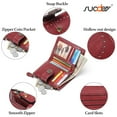 thumbnail image 4 of SUOSDEY Women Leather Wallet Small Compact Ladies Purse RFID Blocking Credit Card Case, 4 of 6
