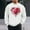 White, variant on Runfenguu Mens Funny T Shirts T Shirts For Man Men'S Valentine'S Day Printed Casual Long Sleeved Round Neck Base Hoodie Plus Size Top