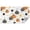 Autumn Halloween Pumpkins, variant on Pastel Halloween Pattern Rectangle Tablecloth 60"x84",Waterproof Polyester Rectangle Table Cloth, Wipeable Spillproof Polyester Tablecloth for Dining, Camping, Indoor and Outdoor