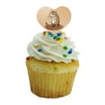 thumbnail image 5 of Gerbil Cute Rodent Pet Heart Love Cupcake Picks Toppers Decoration Set of 6, 5 of 6