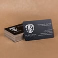 thumbnail image 4 of 100Pcs Blank Engraved DIY Blank Metal Smooth Business Visiting Name Cards Aluminium Alloy Business Card Display, 4 of 17