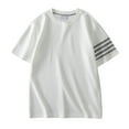 thumbnail image 1 of Playeras Básicas Hombre Wa Ffle Camiseta Casual De Manga Corta Camiseta Holgada Para Hombre, 1 of 2