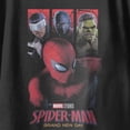 thumbnail image 3 of Marvel Spider-Man Brand New Day Youth Action Pose Web Distressed T-Shirt (Black, XS-XL), 3 of 4