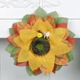 thumbnail image 4 of Artificial Sunflower Wreath with Bee Honey Spring Summer Wreath for Front Door  Easter Wall Wedding Farmhouse Holiday Decoration Indoor Outdoor Home Decor Spring Honey Bee Day Decorations, 4 of 9