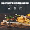 thumbnail image 3 of French Fries Stand Food Frying Basket French Fries Rack Black Kitchen Utensil, 3 of 9